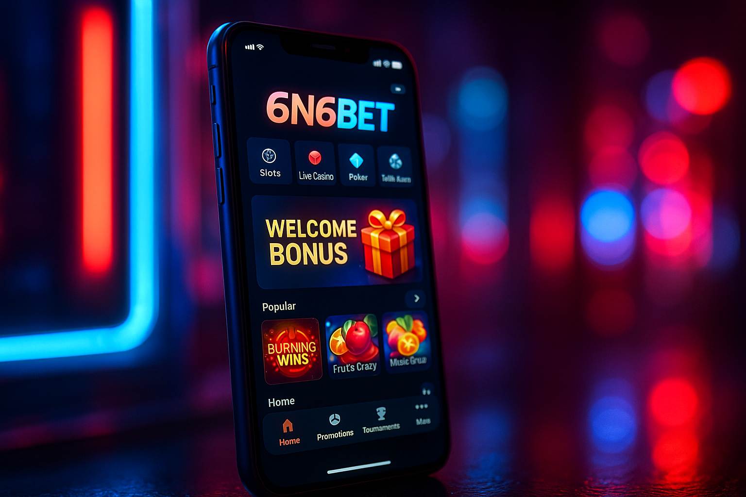Baixar o 6N6BET Cassino App