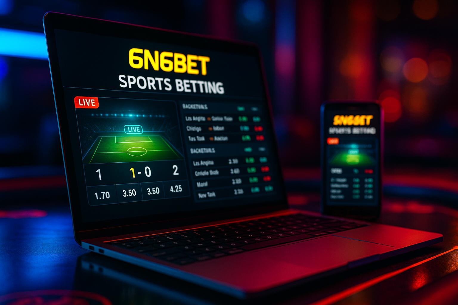 Apostas esportivas no cassino online 6N6BET